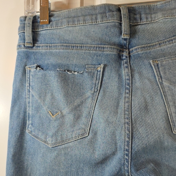 Hudson Jeans Light Blue Distressed Straight Leg Jeans - Picture 5 of 6